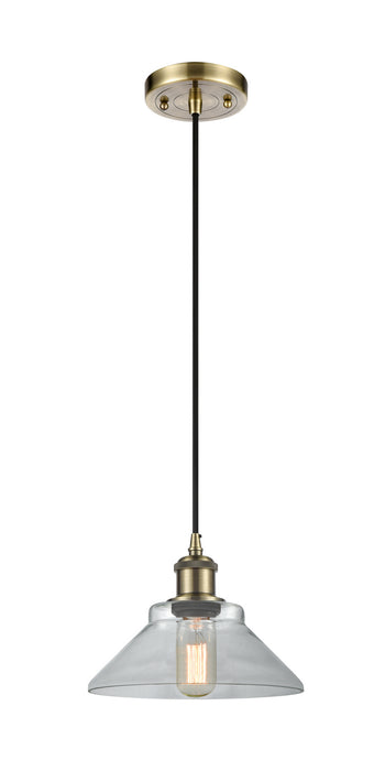 Innovations - 516-1P-AB-G132 - One Light Mini Pendant - Ballston - Antique Brass
