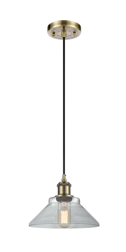 Innovations - 516-1P-AB-G132-LED - LED Mini Pendant - Ballston - Antique Brass