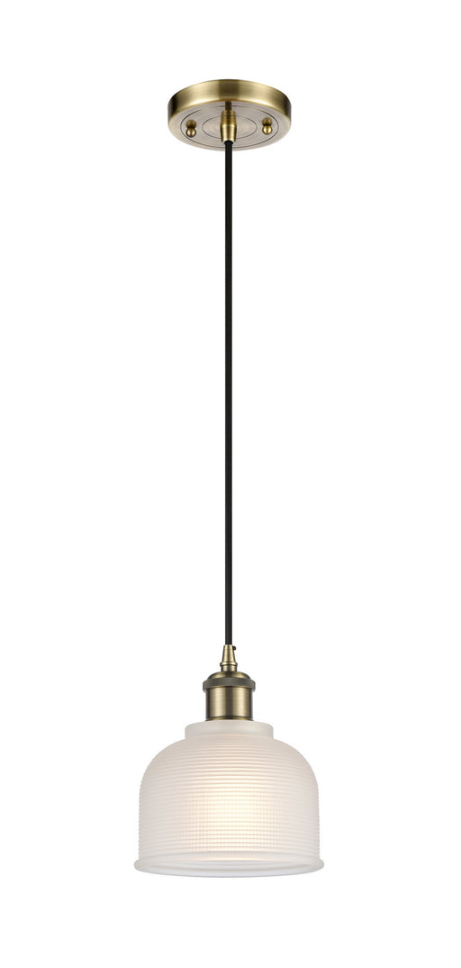 Innovations - 516-1P-AB-G411 - One Light Mini Pendant - Ballston - Antique Brass