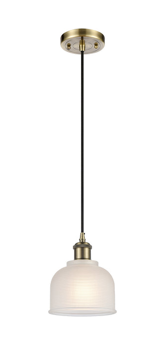 Innovations - 516-1P-AB-G411-LED - LED Mini Pendant - Ballston - Antique Brass