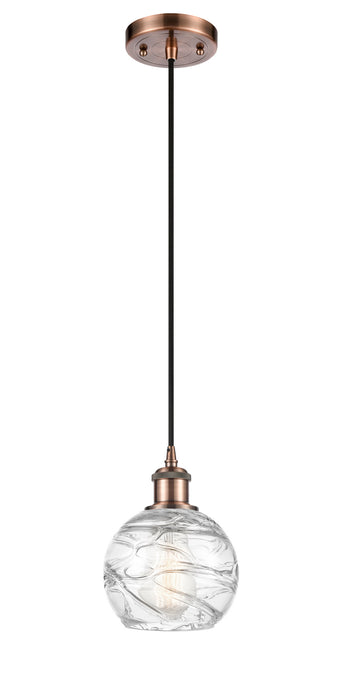 Innovations - 516-1P-AC-G1213-6-LED - LED Mini Pendant - Ballston - Antique Copper