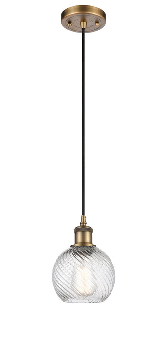 Innovations - 516-1P-BB-G1214-6-LED - LED Mini Pendant - Ballston - Brushed Brass