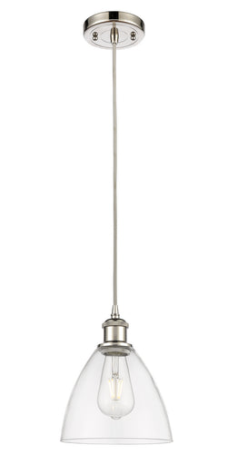 Ballston One Light Mini Pendant Polished Nickel