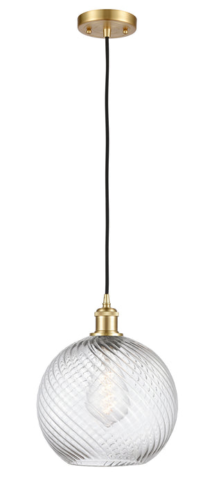 Innovations - 516-1P-SG-G1214-10-LED - LED Mini Pendant - Ballston - Satin Gold