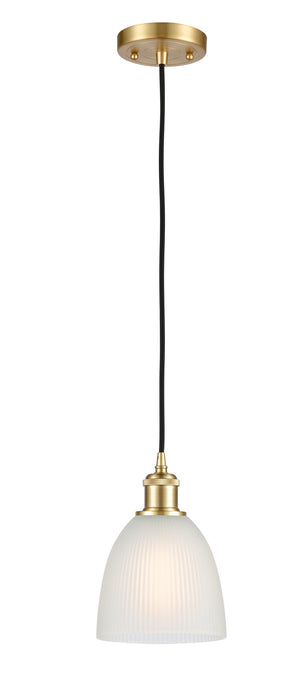 Innovations - 516-1P-SG-G381-LED - LED Mini Pendant - Ballston - Satin Gold