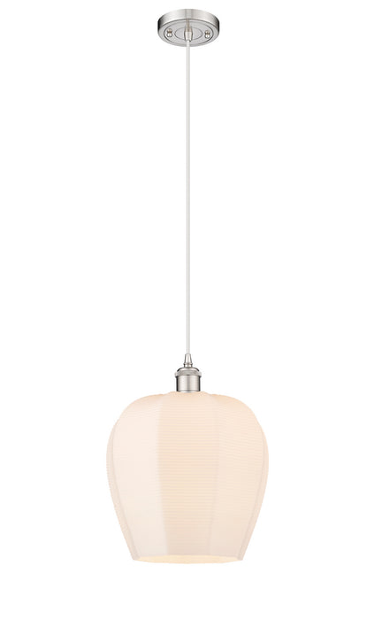 Innovations - 516-1P-SN-G461-12 - One Light Mini Pendant - Ballston - Brushed Satin Nickel