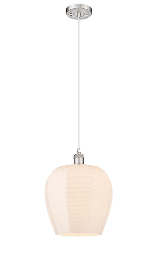 Innovations - 516-1P-SN-G461-12 - One Light Mini Pendant - Ballston - Brushed Satin Nickel