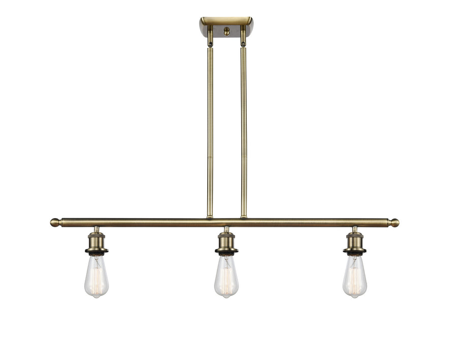 Innovations - 516-3I-AB - Three Light Island Pendant - Ballston - Antique Brass