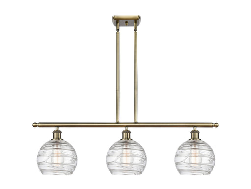 Innovations - 516-3I-AB-G1213-8 - Three Light Island Pendant - Ballston - Antique Brass