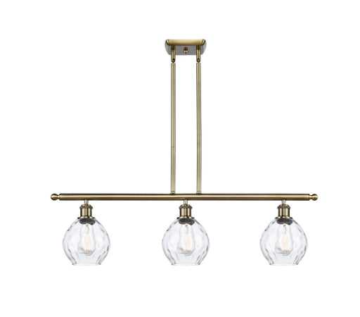 Innovations - 516-3I-AB-G362 - Three Light Island Pendant - Ballston - Antique Brass