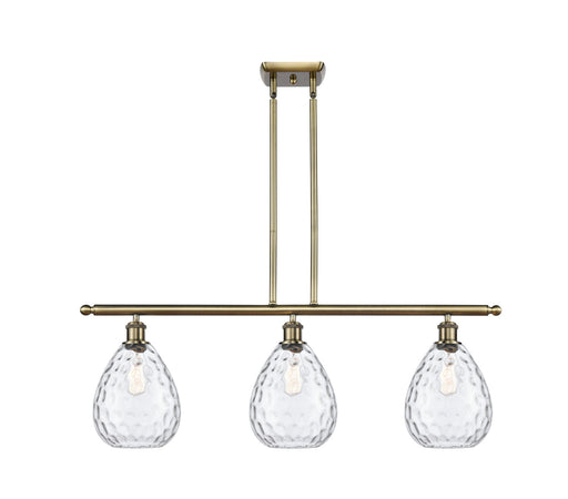 Innovations - 516-3I-AB-G372 - Three Light Island Pendant - Ballston - Antique Brass