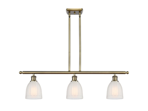 Innovations - 516-3I-AB-G441 - Three Light Island Pendant - Ballston - Antique Brass