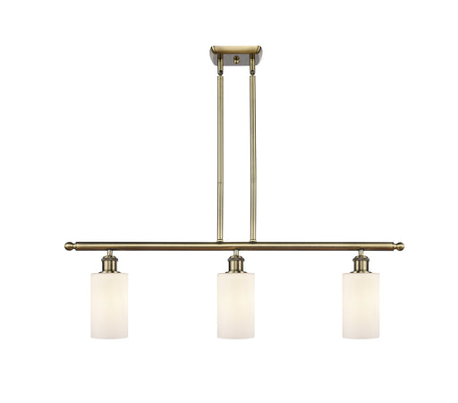 Innovations - 516-3I-AB-G801 - Three Light Island Pendant - Ballston - Antique Brass