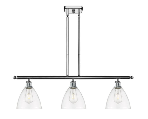 Ballston Three Light Island Pendant Polished Chrome