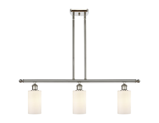 Ballston Three Light Island Pendant Polished Nickel