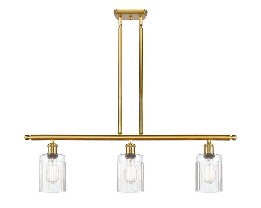 Innovations - 516-3I-SG-G342-LED - LED Island Pendant - Ballston - Satin Gold