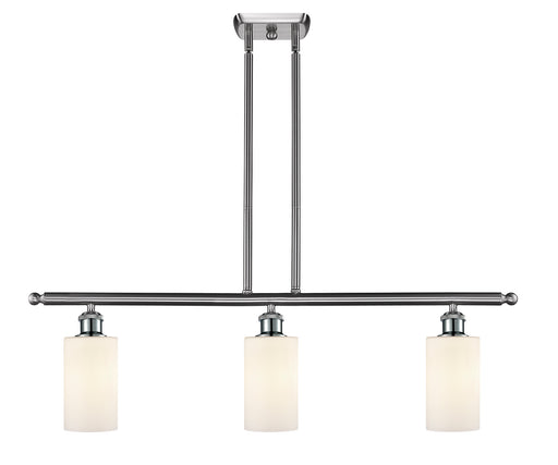 Ballston Three Light Island Pendant Brushed Satin Nickel