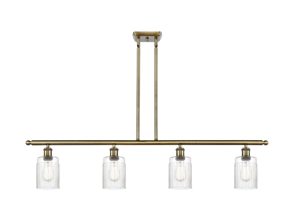 Innovations - 516-4I-AB-G342 - Four Light Island Pendant - Ballston - Antique Brass