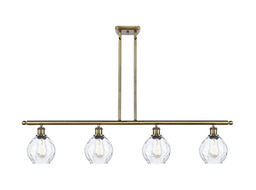 Innovations - 516-4I-AB-G362 - Four Light Island Pendant - Ballston - Antique Brass
