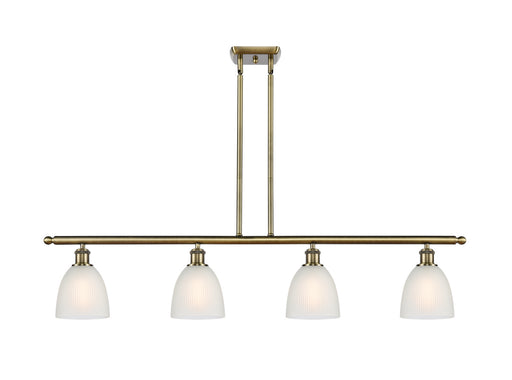 Ballston LED Island Pendant Antique Brass