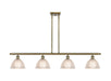 Innovations - 516-4I-AB-G422 - Four Light Island Pendant - Ballston - Antique Brass