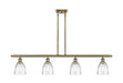 Innovations - 516-4I-AB-G442 - Four Light Island Pendant - Ballston - Antique Brass