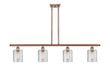 Innovations - 516-4I-AC-G112 - Four Light Island Pendant - Ballston - Antique Copper