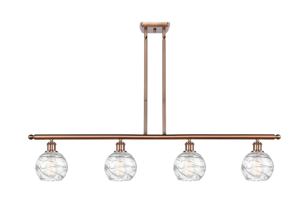 Innovations - 516-4I-AC-G1213-6 - Four Light Island Pendant - Ballston - Antique Copper