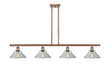 Innovations - 516-4I-AC-G132 - Four Light Island Pendant - Ballston - Antique Copper