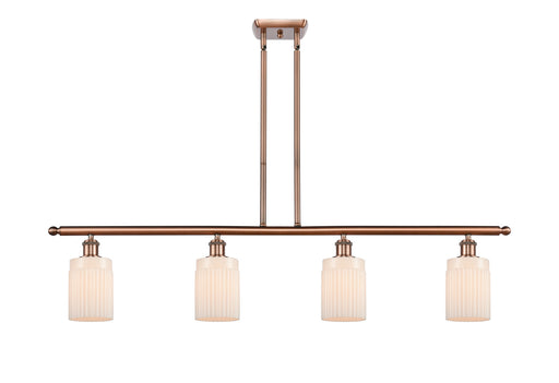 Ballston Four Light Island Pendant Antique Copper