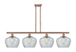 Innovations - 516-4I-AC-G92-L - Four Light Island Pendant - Ballston - Antique Copper