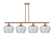 Innovations - 516-4I-AC-G92-L-LED - LED Island Pendant - Ballston - Antique Copper