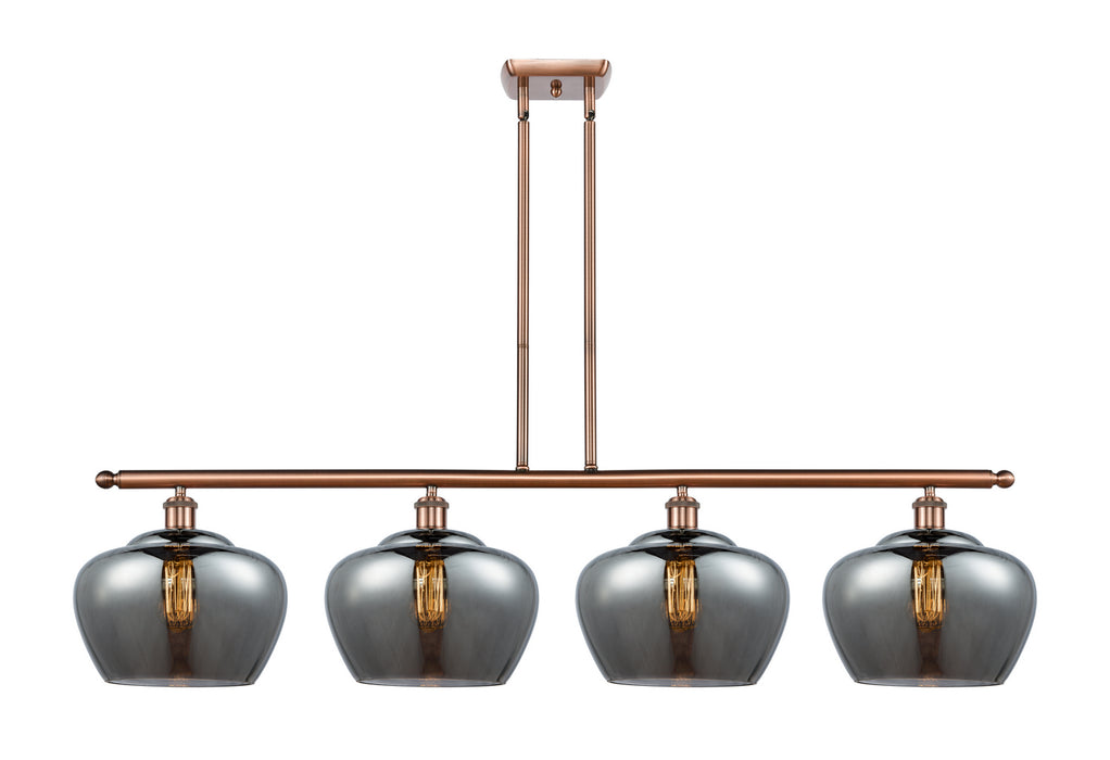 Innovations - 516-4I-AC-G93-L-LED - LED Island Pendant - Ballston - Antique Copper