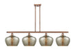 Innovations - 516-4I-AC-G96-L-LED - LED Island Pendant - Ballston - Antique Copper