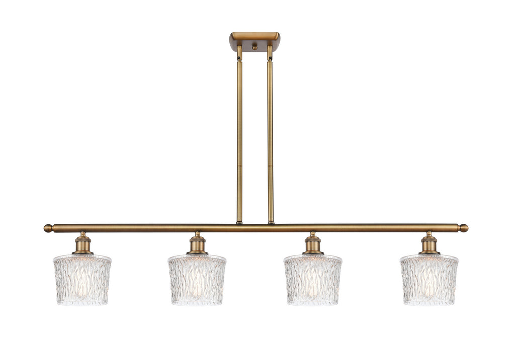 Innovations - 516-4I-BB-G402 - Four Light Island Pendant - Ballston - Brushed Brass