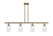Innovations - 516-4I-BB-G802 - Four Light Island Pendant - Ballston - Brushed Brass