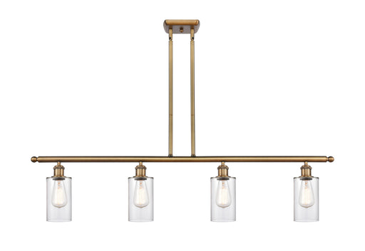 Innovations - 516-4I-BB-G802 - Four Light Island Pendant - Ballston - Brushed Brass