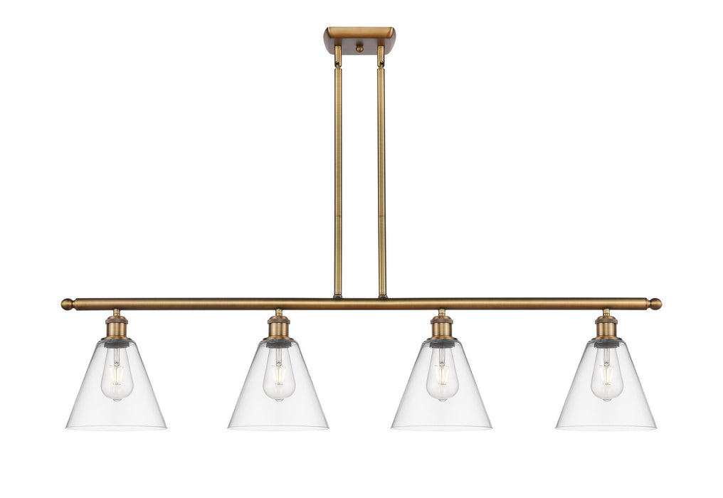 Innovations - 516-4I-BB-GBC-82 - Four Light Island Pendant - Ballston - Brushed Brass