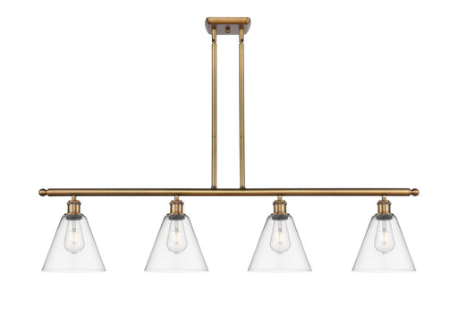 Innovations - 516-4I-BB-GBC-82 - Four Light Island Pendant - Ballston - Brushed Brass