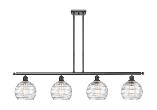 Innovations - 516-4I-BK-G1213-8 - Four Light Island Pendant - Ballston - Matte Black