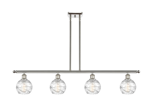 Ballston Four Light Island Pendant Polished Nickel
