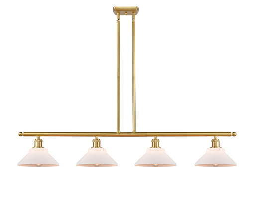 Ballston LED Island Pendant Satin Gold
