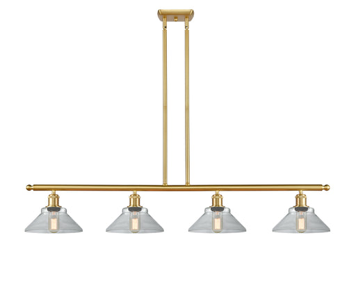 Ballston LED Island Pendant Satin Gold