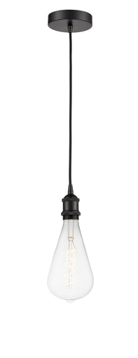 Edison LED Mini Pendant Matte Black