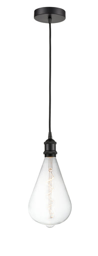 Edison LED Mini Pendant Matte Black
