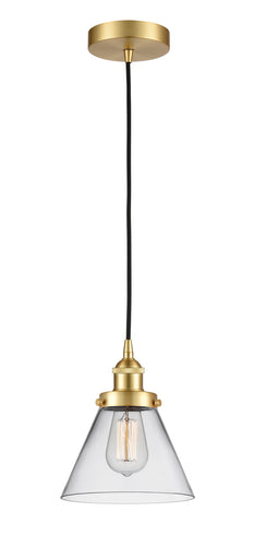 Edison One Light Mini Pendant Satin Gold