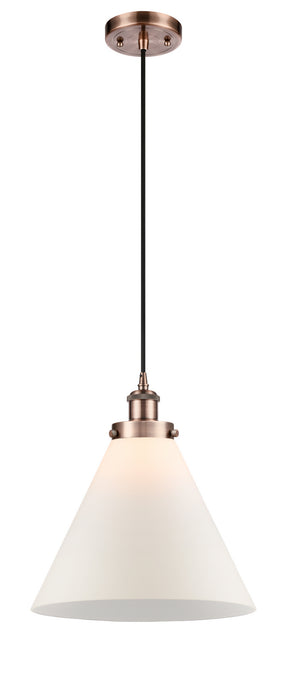 Innovations - 916-1P-AC-G41-L - One Light Mini Pendant - Ballston - Antique Copper