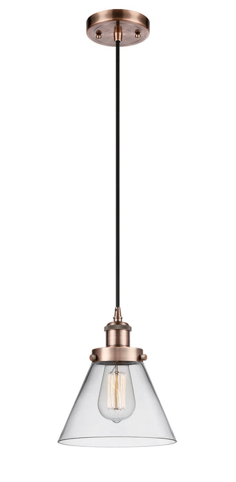 Innovations - 916-1P-AC-G42-LED - LED Mini Pendant - Ballston - Antique Copper
