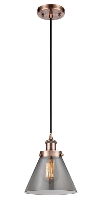 Innovations - 916-1P-AC-G43 - One Light Mini Pendant - Ballston - Antique Copper