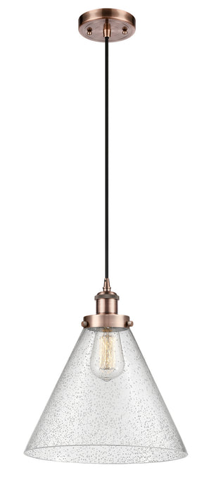 Innovations - 916-1P-AC-G44-L-LED - LED Mini Pendant - Ballston - Antique Copper